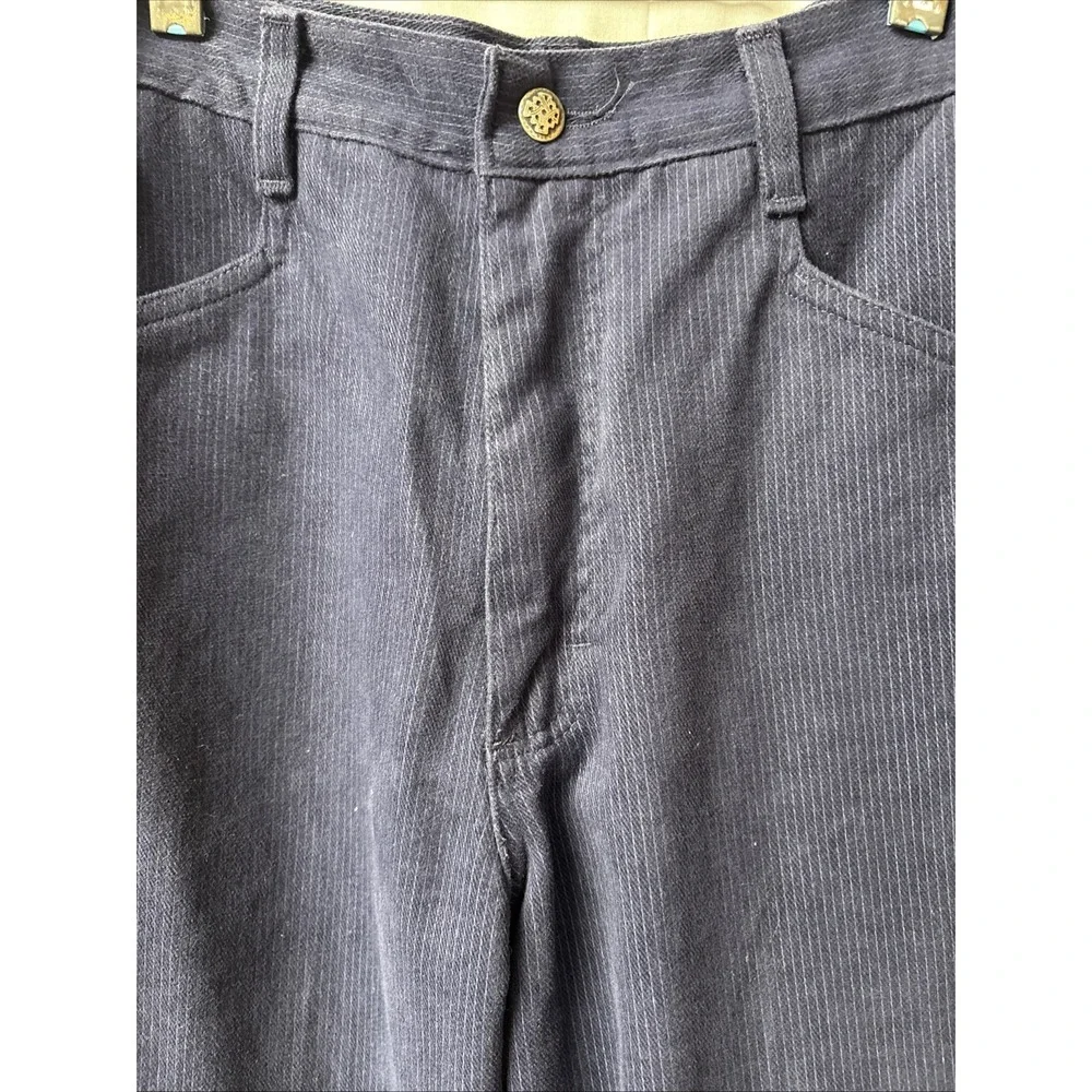 Circle T Western Style Jeans Blue Cotton Women Juniors 7/8 26x35 Made in USA